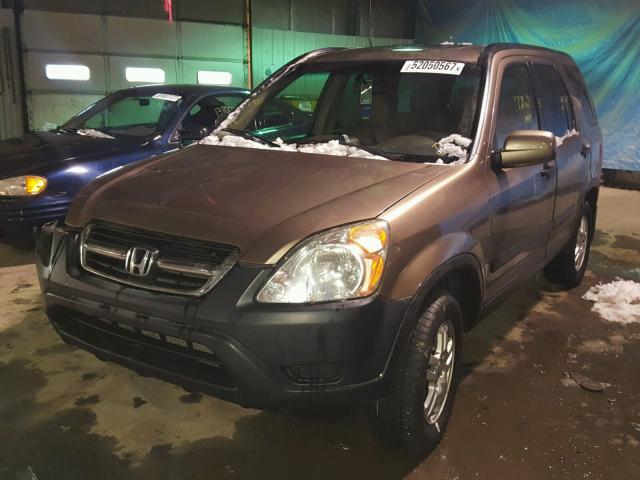 JHLRD78842C049852 - 2002 HONDA CR-V EX GOLD photo 2