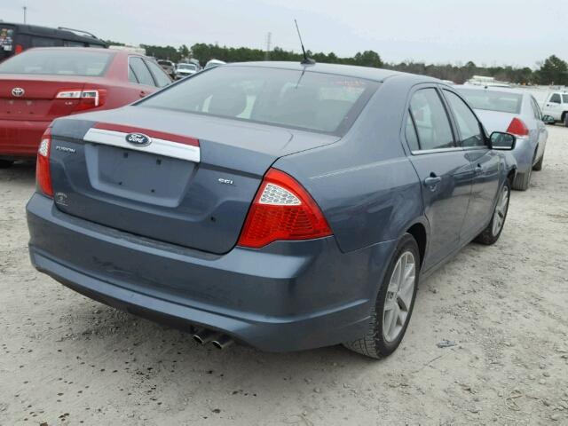 3FAHP0JA5CR263732 - 2012 FORD FUSION SEL GRAY photo 4