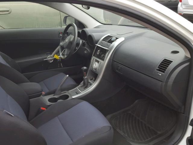 JTKDE167080268063 - 2008 SCION TC თეთრი ფოტო 5