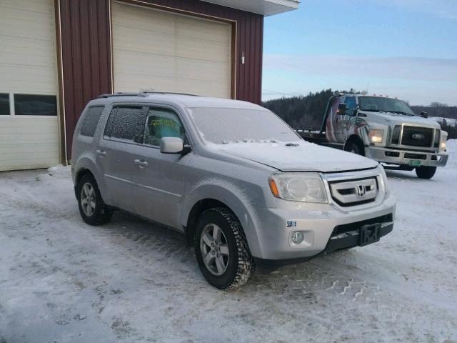 5FNYF4H6XBB017202 - 2011 HONDA PILOT EXL SILVER photo 1