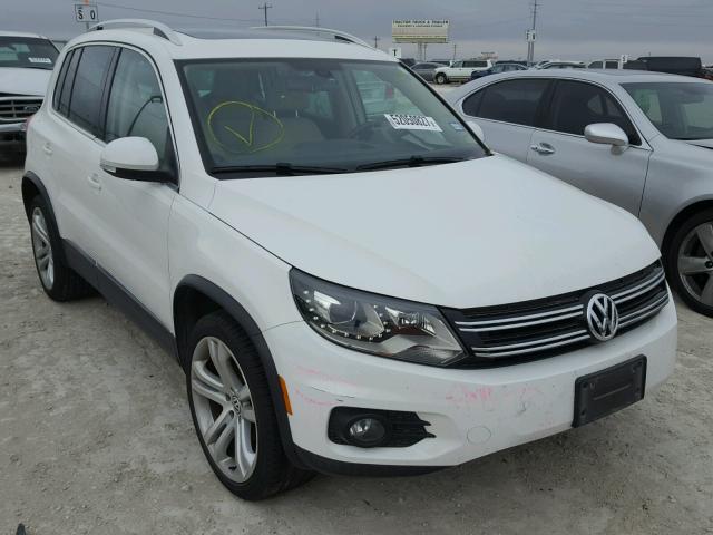 WVGBV7AX3DW534509 - 2013 VOLKSWAGEN TIGUAN S WHITE photo 1