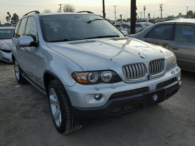 5UXFB53545LV16469 - 2005 BMW X5 4.4I SILVER photo 1