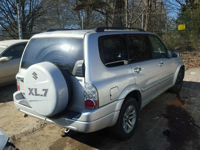 JS3TY92V644109310 - 2004 SUZUKI XL7 EX SILVER photo 4