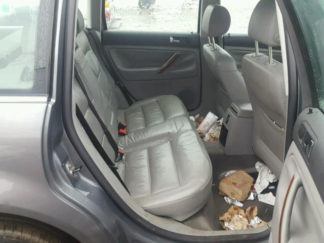 WVWYU63B25E098272 - 2005 VOLKSWAGEN PASSAT GLX SILVER photo 6