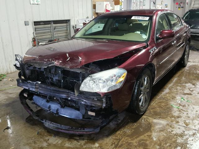 1G4HD57296U203333 - 2006 BUICK LUCERNE CX RED photo 2