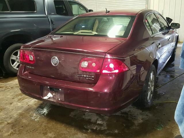 1G4HD57296U203333 - 2006 BUICK LUCERNE CX RED photo 4