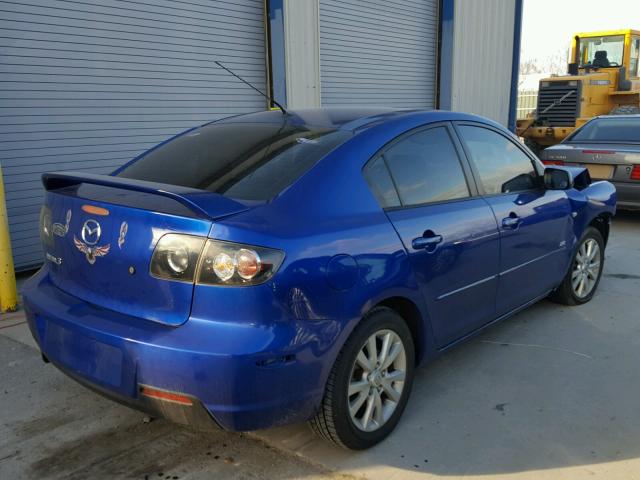 JM1BK323071624042 - 2007 MAZDA 3 S BLUE photo 4