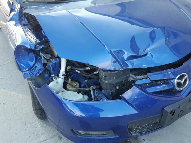 JM1BK323071624042 - 2007 MAZDA 3 S BLUE photo 9