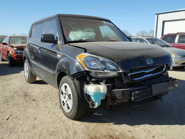 KNDJT2A57C7455523 - 2012 KIA SOUL BLACK photo 1