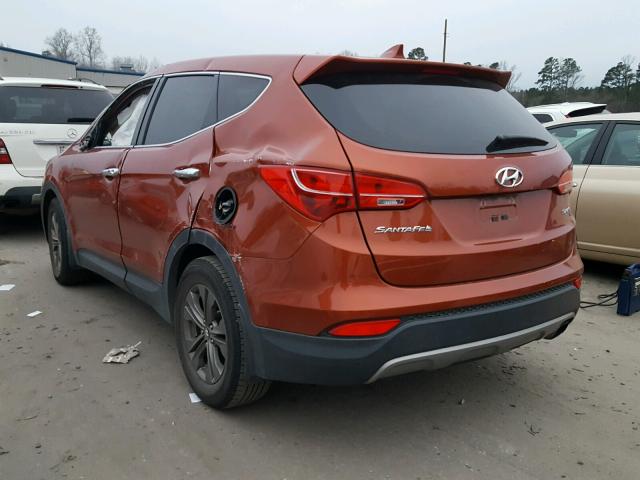 5XYZU3LBXDG042525 - 2013 HYUNDAI SANTA FE S BROWN photo 3