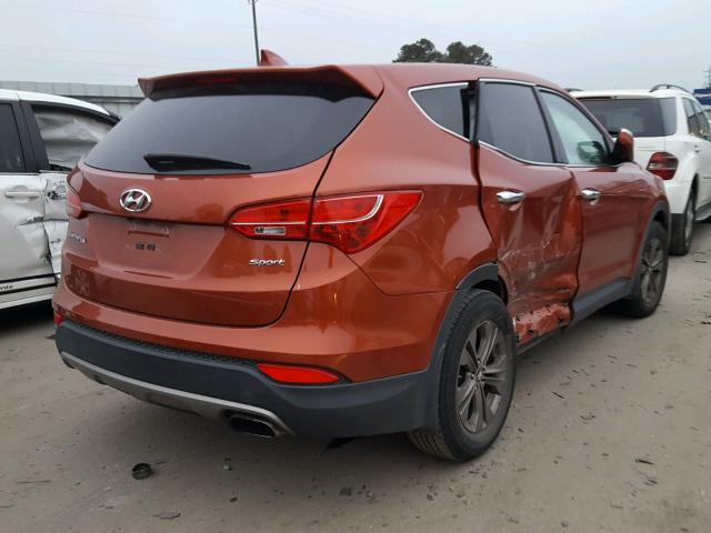 5XYZU3LBXDG042525 - 2013 HYUNDAI SANTA FE S BROWN photo 4