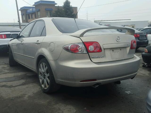 1YVHP80C475M24408 - 2007 MAZDA 6 I TAN photo 3