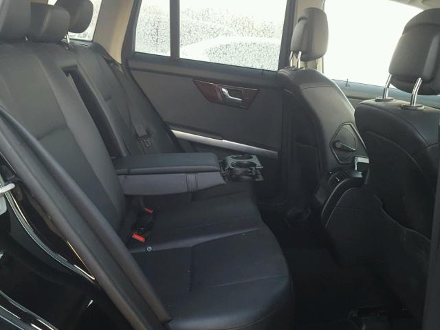 WDCGG8HB5AF372182 - 2010 MERCEDES-BENZ GLK 350 4M BLACK photo 6