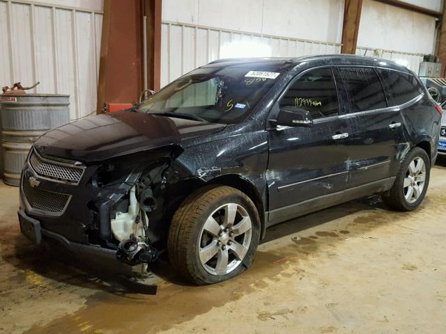 1GNLRHED0AJ228158 - 2010 CHEVROLET TRAVERSE L BLACK photo 2