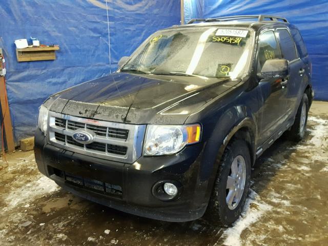 1FMCU9DG9CKA67164 - 2012 FORD ESCAPE XLT BLACK photo 2