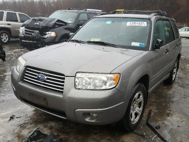 JF1SG636X6H758760 - 2006 SUBARU FORESTER 2 GRAY photo 2