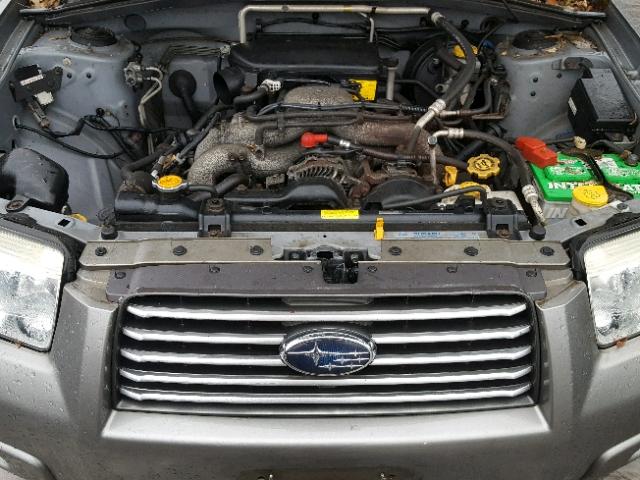 JF1SG636X6H758760 - 2006 SUBARU FORESTER 2 GRAY photo 7