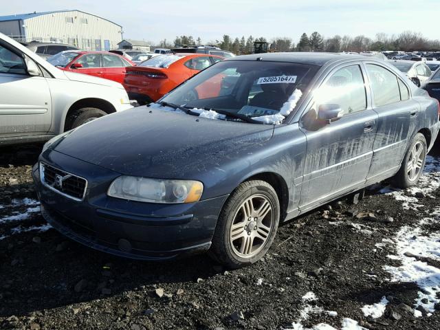 YV1RS592572632357 - 2007 VOLVO S60 2.5T BLUE photo 2