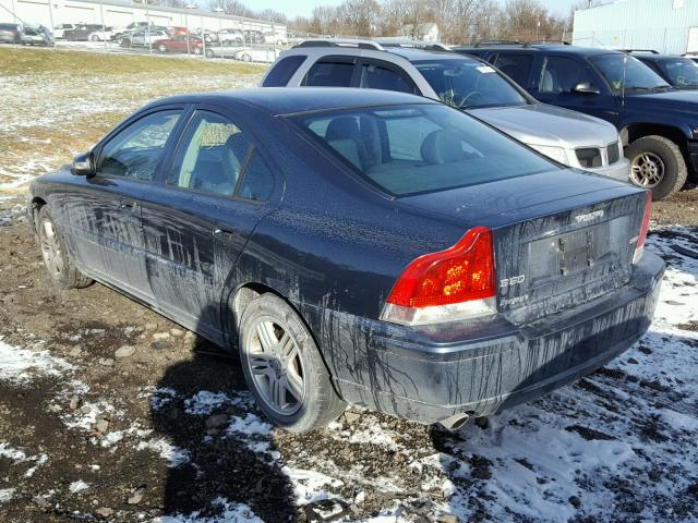 YV1RS592572632357 - 2007 VOLVO S60 2.5T BLUE photo 3