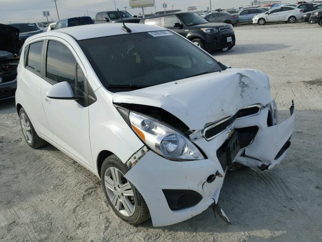 KL8CD6S99EC521930 - 2014 CHEVROLET SPARK 1LT WHITE photo 1