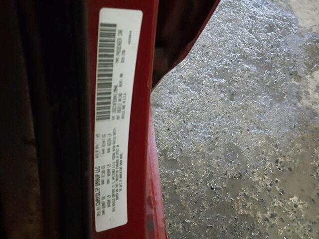 1B3CC4FB3AN119946 - 2010 DODGE AVENGER SX RED photo 10