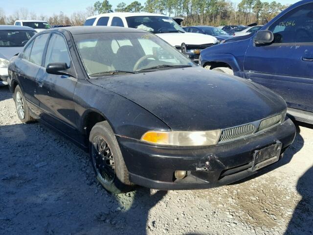 4A3AA46G31E056108 - 2001 MITSUBISHI GALANT ES BLACK photo 1