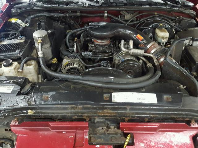 1GNCT18W4WK136008 - 1998 CHEVROLET BLAZER RED photo 7