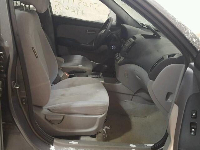 KMHDU46D67U215971 - 2007 HYUNDAI ELANTRA GL GRAY photo 5