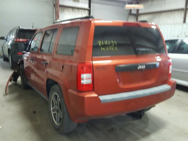 1J4FT28B09D202839 - 2009 JEEP PATRIOT SP ORANGE photo 3