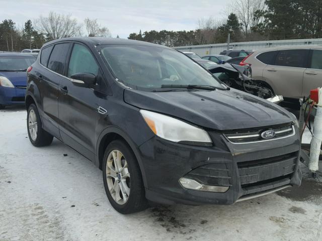 1FMCU0HX7DUC78553 - 2013 FORD ESCAPE SEL BLACK photo 1