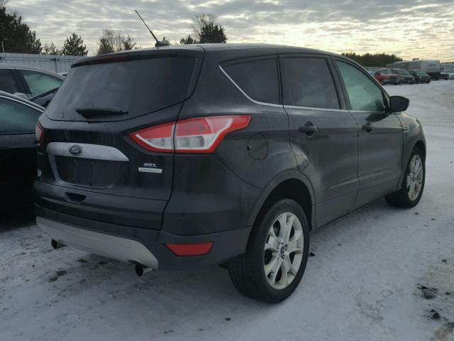 1FMCU0HX7DUC78553 - 2013 FORD ESCAPE SEL BLACK photo 4