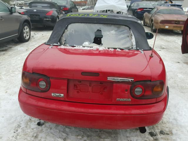 JM1NA3515N0318869 - 1992 MAZDA MX-5 MIATA RED photo 9