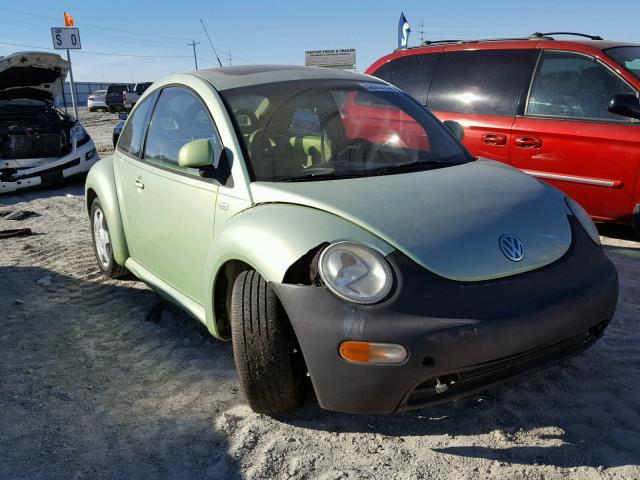 3VWCA21C7YM451236 - 2000 VOLKSWAGEN NEW BEETLE GREEN photo 1