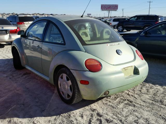 3VWCA21C7YM451236 - 2000 VOLKSWAGEN NEW BEETLE მწვანე ფოტო 3