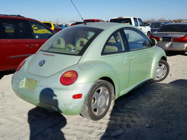 3VWCA21C7YM451236 - 2000 VOLKSWAGEN NEW BEETLE მწვანე ფოტო 4