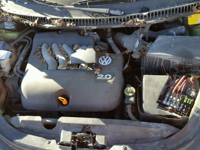 3VWCA21C7YM451236 - 2000 VOLKSWAGEN NEW BEETLE მწვანე ფოტო 7