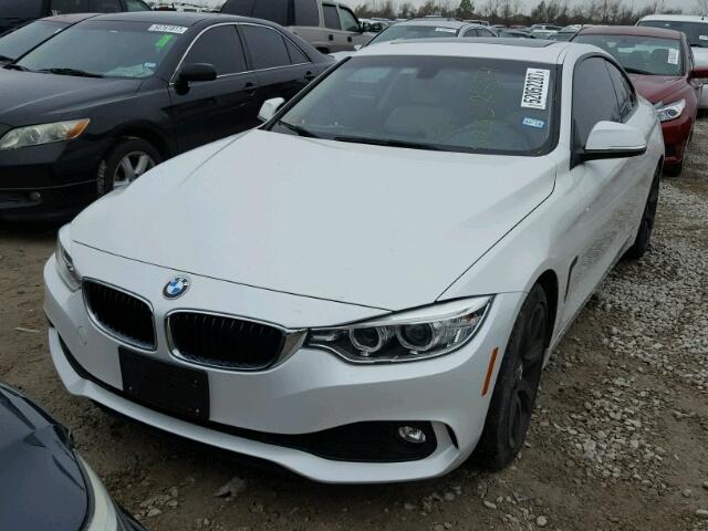 WBA3N3C54FK233767 - 2015 BMW 428 I WHITE photo 2