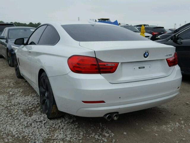 WBA3N3C54FK233767 - 2015 BMW 428 I WHITE photo 3