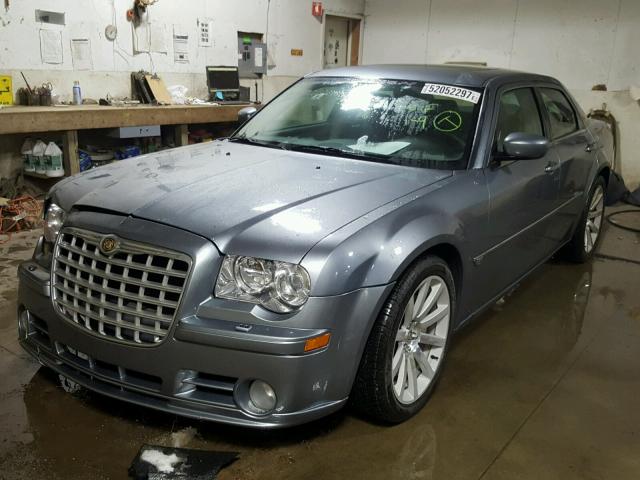 2C3LA73W46H371786 - 2006 CHRYSLER 300C SRT-8 BLUE photo 2