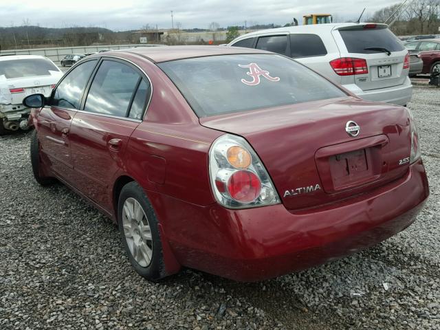 1N4AL11D24C128687 - 2004 NISSAN ALTIMA BAS MAROON photo 3