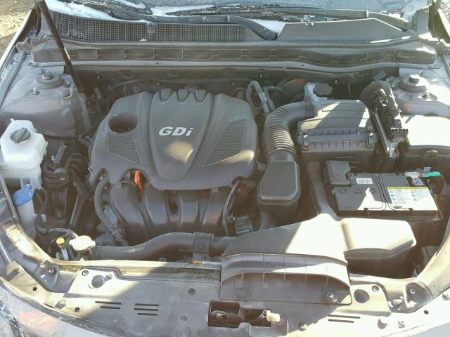 5XXGM4A7XFG357859 - 2015 KIA OPTIMA LX SILVER photo 7