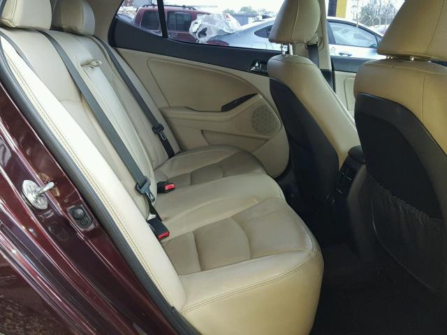 5XXGN4A72DG134791 - 2013 KIA OPTIMA EX BURGUNDY photo 6