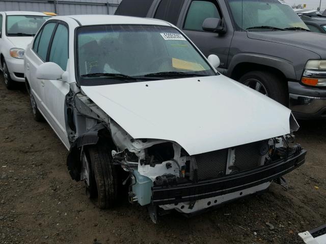 KMHCG45C53U474151 - 2003 HYUNDAI ACCENT GL WHITE photo 1