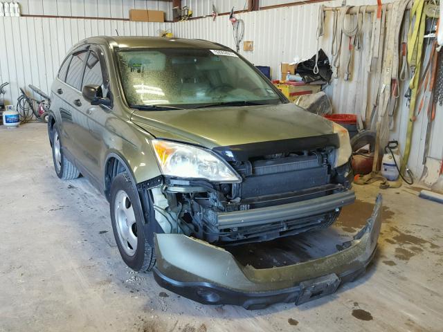 JHLRE38338C035847 - 2008 HONDA CR-V LX GREEN photo 1