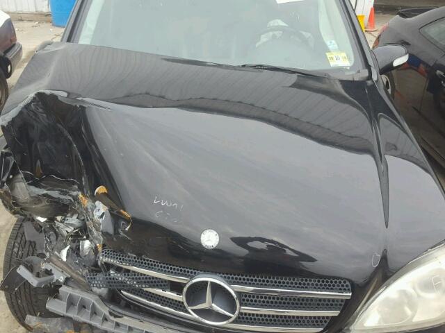 4JGAB75E93A390201 - 2003 MERCEDES-BENZ ML 500 BLACK photo 7