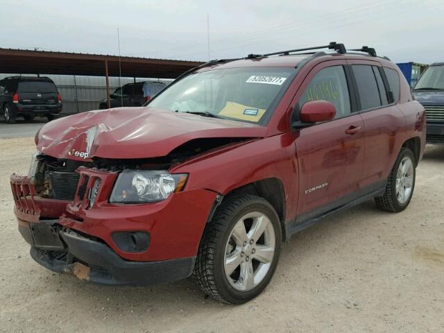 1C4NJDEB5ED904785 - 2014 JEEP COMPASS LA RED photo 2