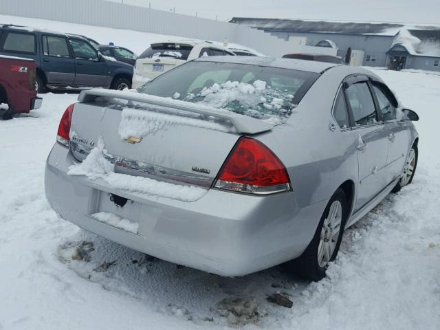 2G1WT57K691190466 - 2009 CHEVROLET IMPALA 1LT SILVER photo 4