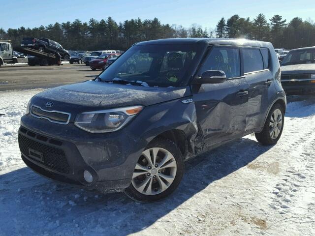 KNDJP3A56E7096405 - 2014 KIA SOUL + BLUE photo 2