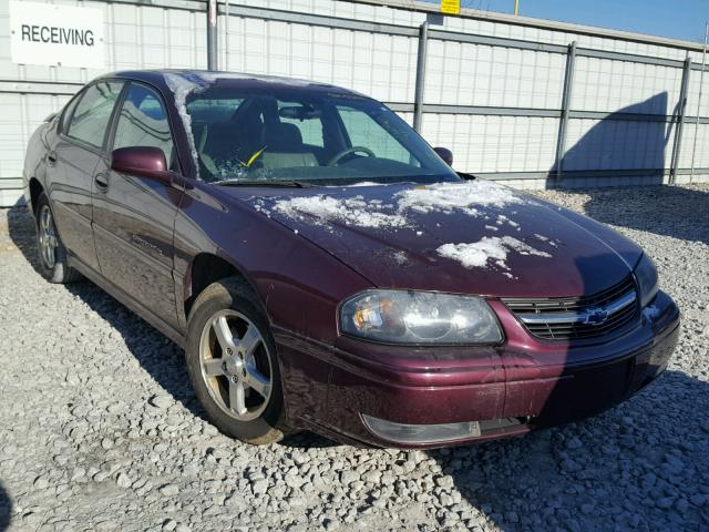 2G1WH52K449179730 - 2004 CHEVROLET IMPALA LS BURGUNDY photo 1