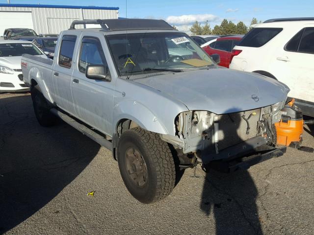 1N6ED29YX3C456845 - 2003 NISSAN FRONTIER C SILVER photo 1